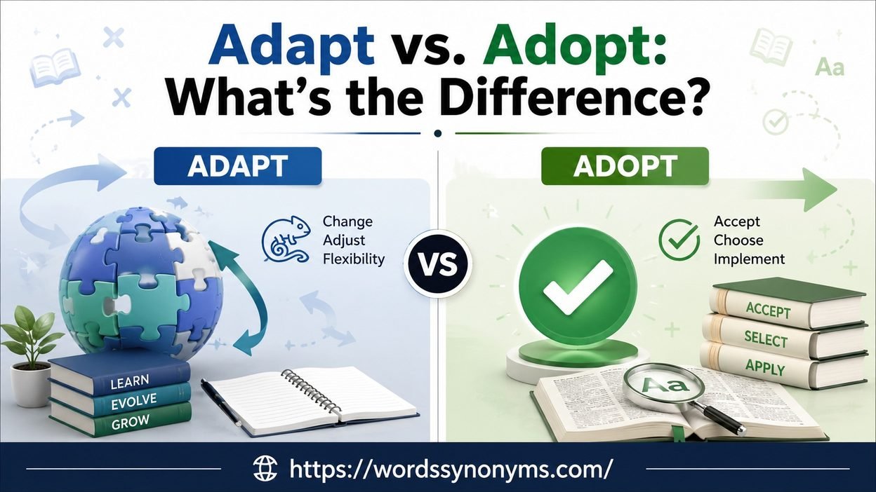 adapt vs adopt