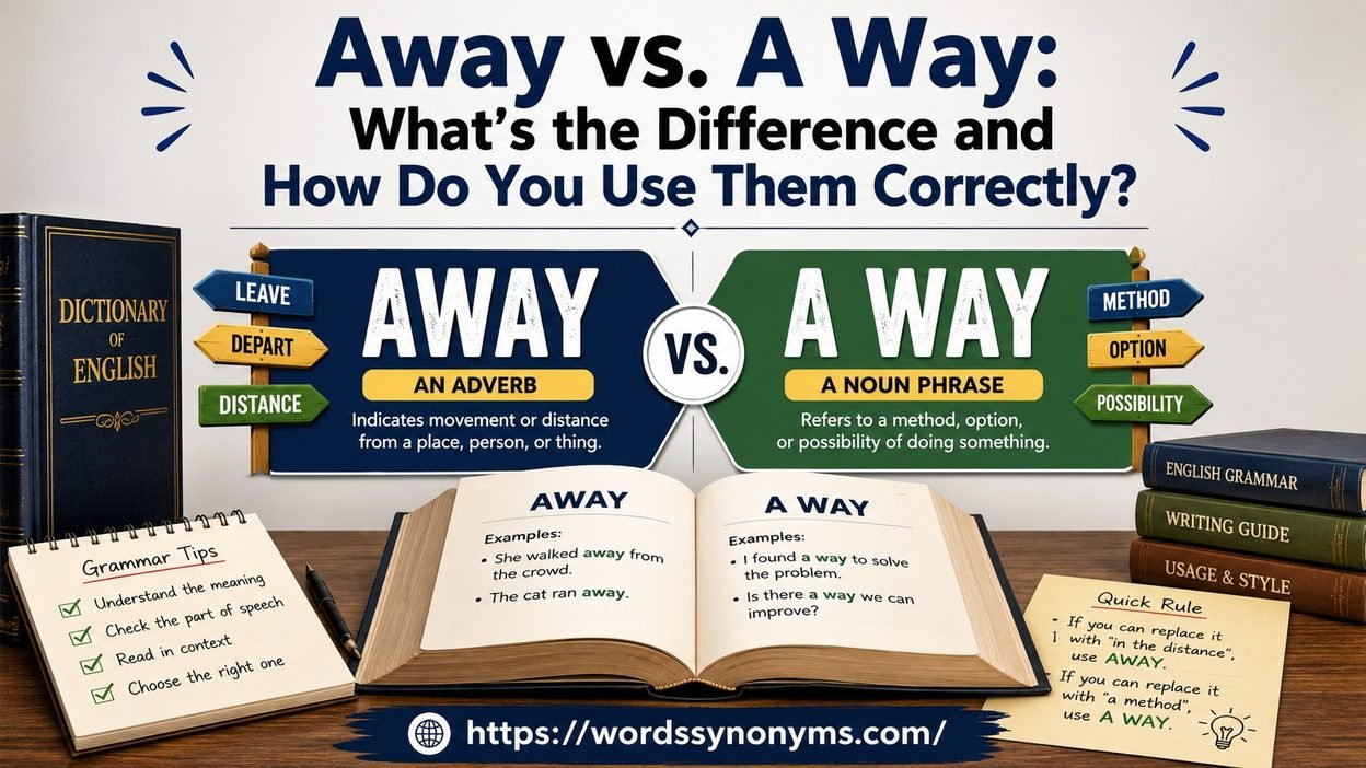 Away vs. A Way