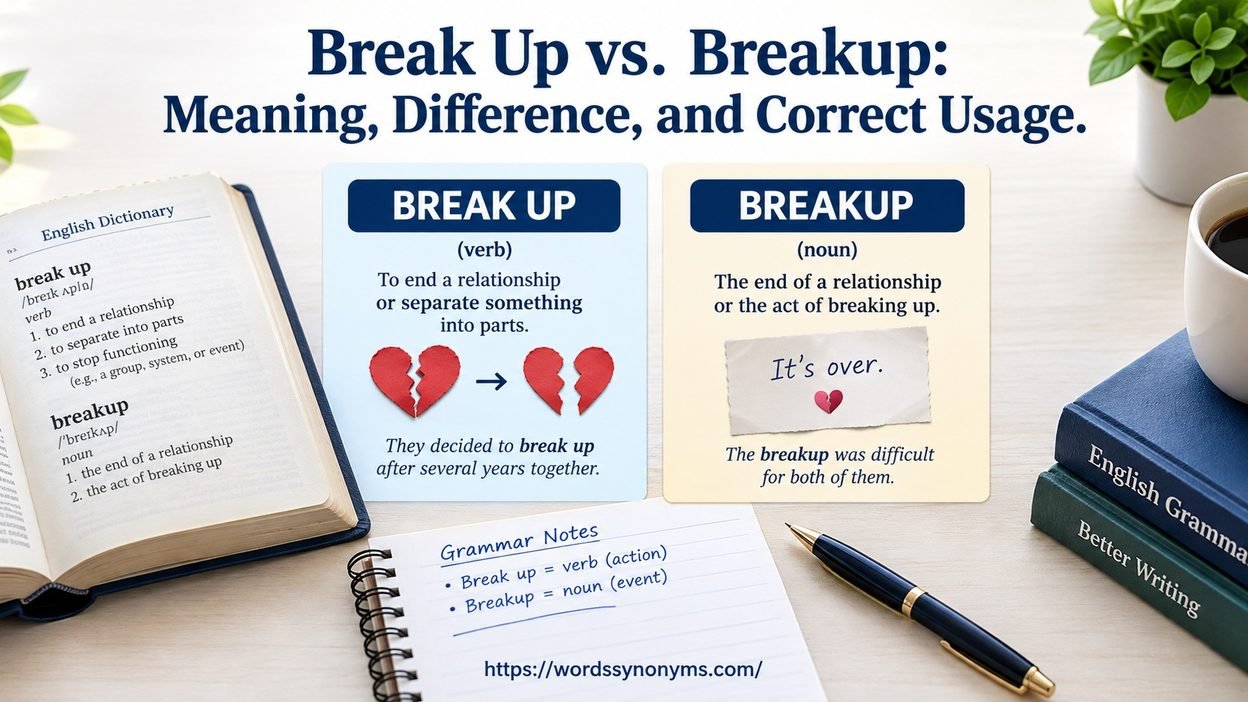 Break Up vs. Breakup