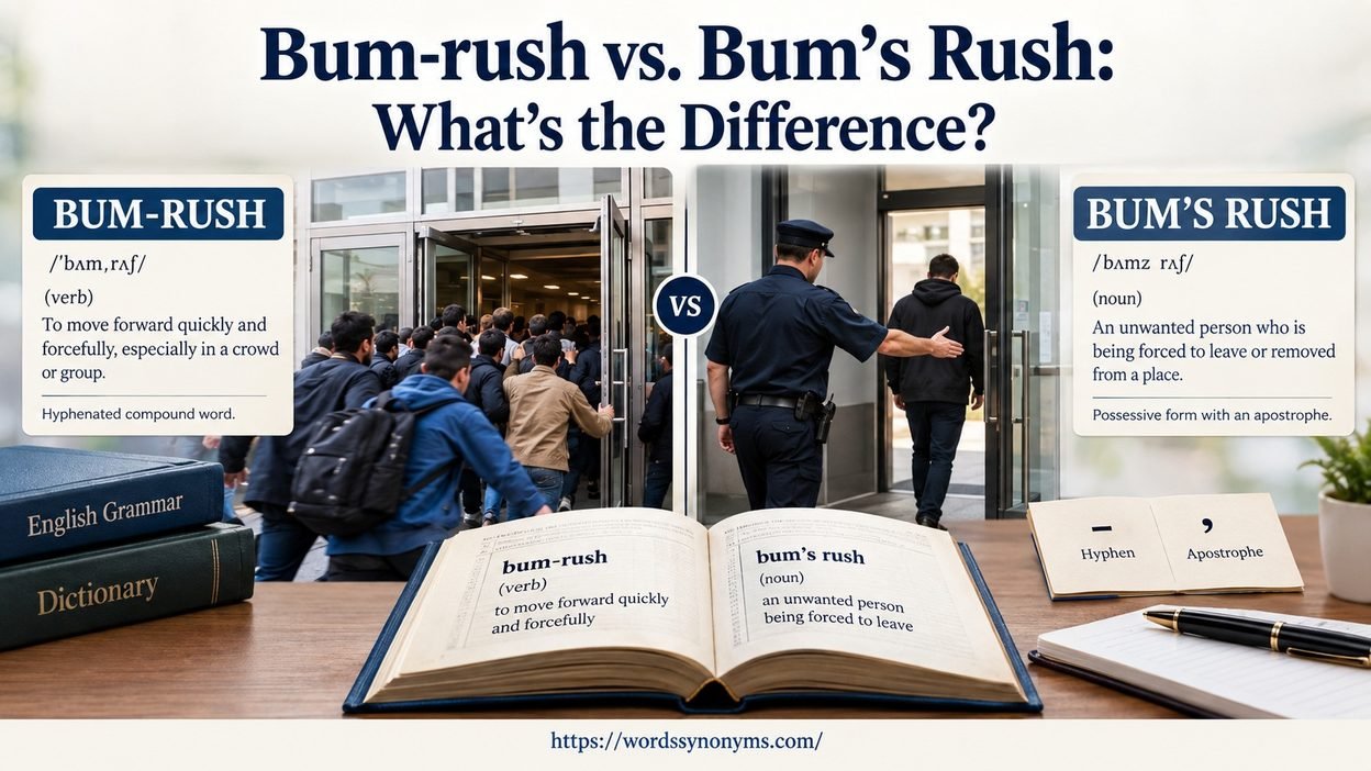 Bum-rush vs. Bum’s Rush