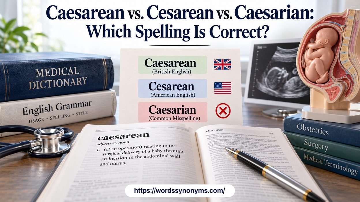 Caesarean vs. Cesarean vs. Caesarian