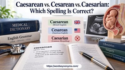Caesarean vs. Cesarean vs. Caesarian