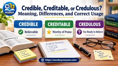 Credible, Creditable, or Credulous