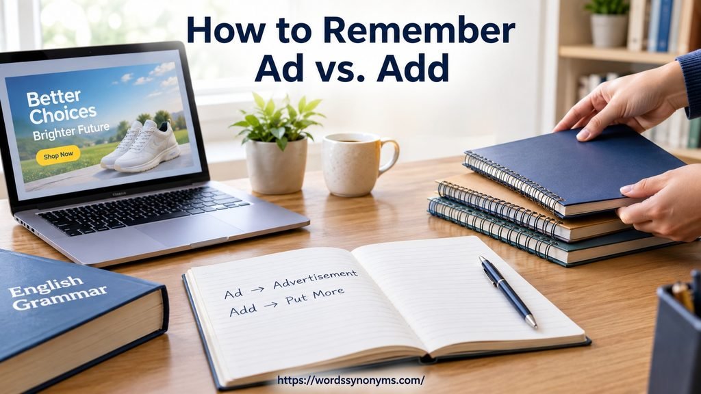 How to Remember Ad vs. Add