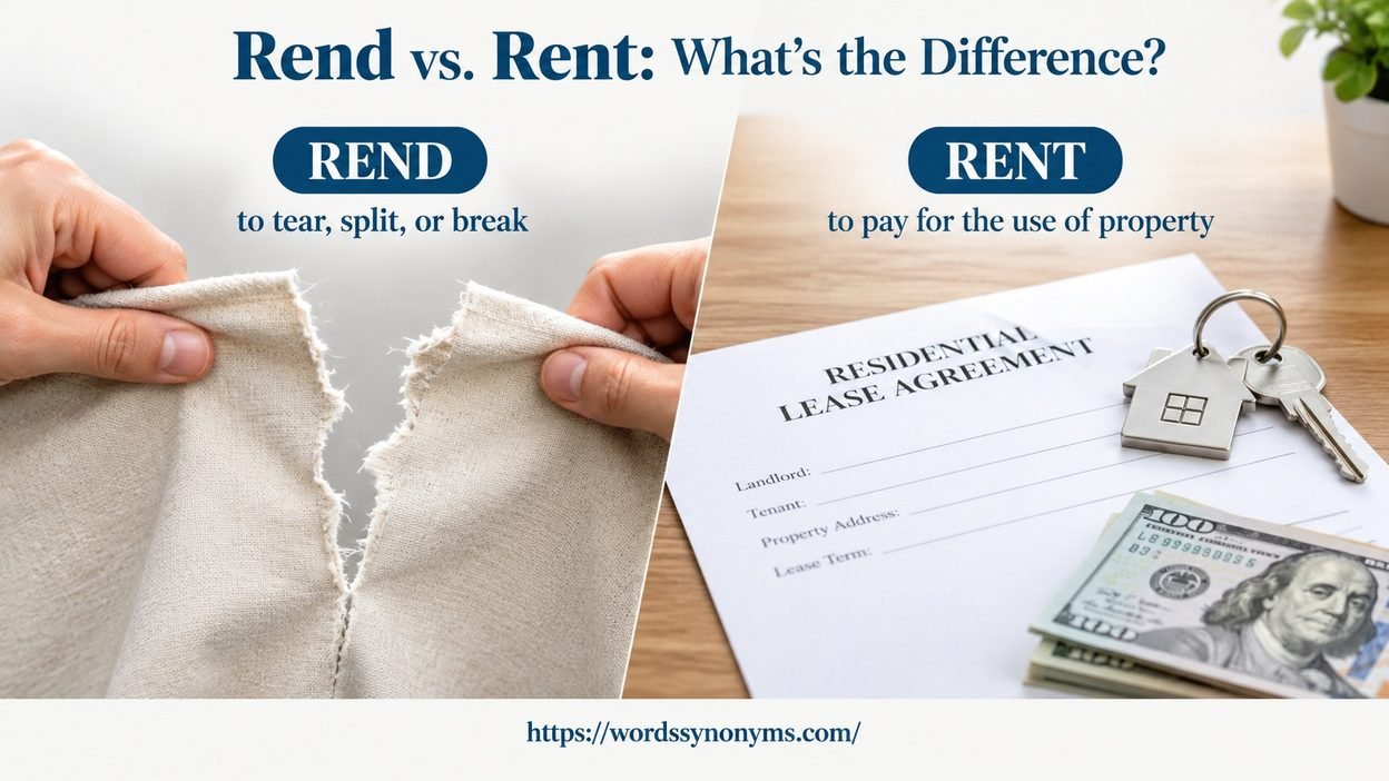Rend vs. Rent