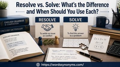Resolve vs. Solve