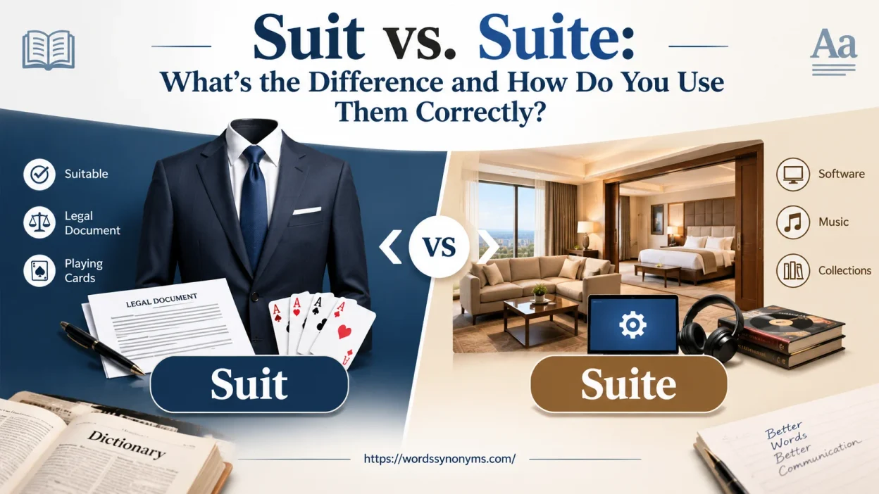 Suit vs. Suite
