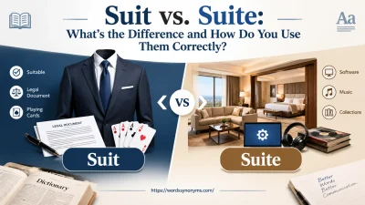 Suit vs. Suite