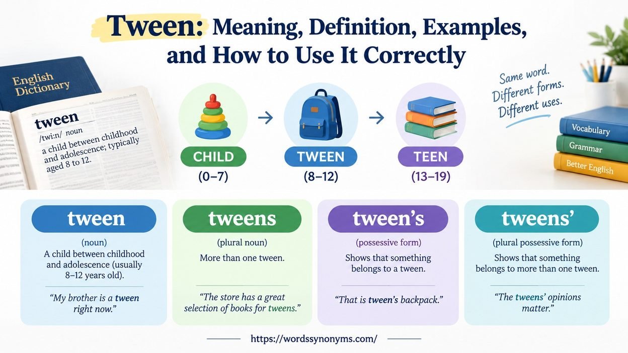Tween Meaning, Definition