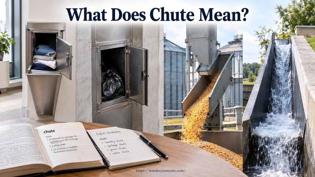What Does Chute Mean?