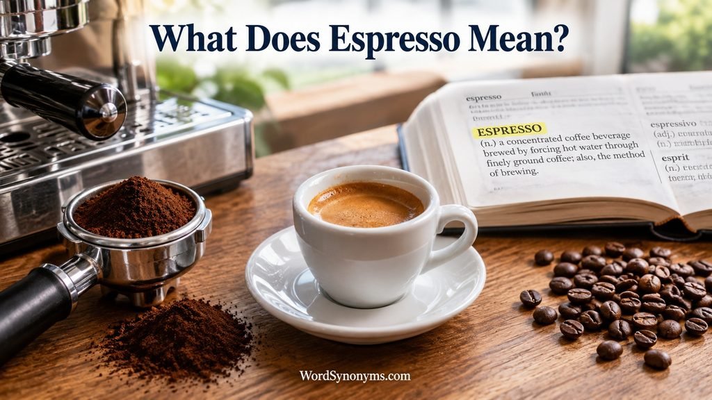 What Does Espresso Mean