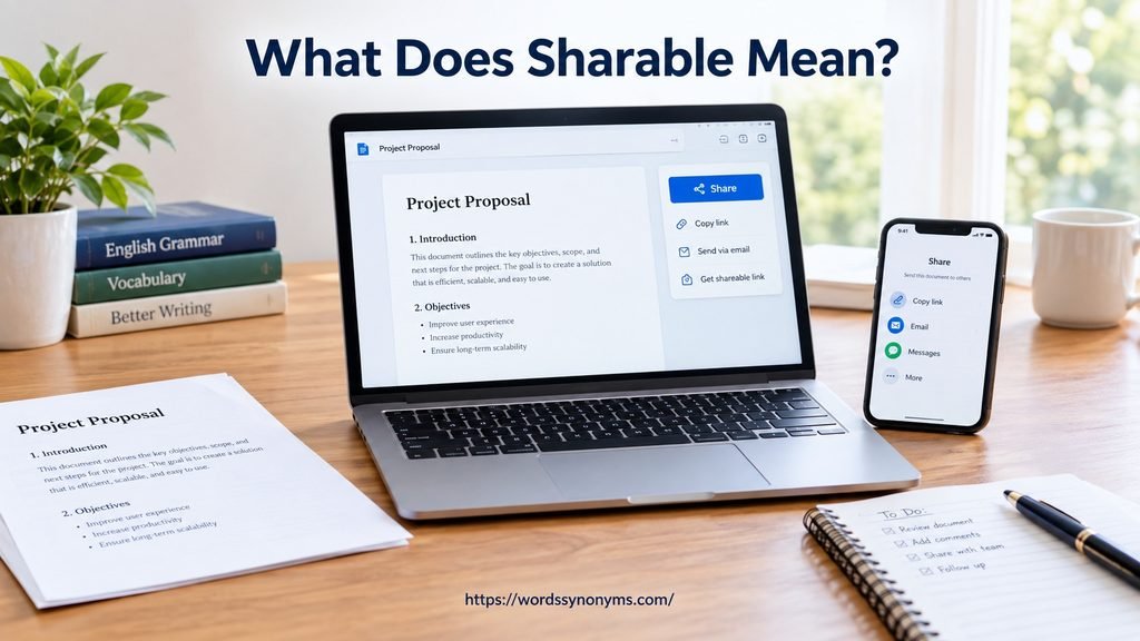 What Does Sharable Mean