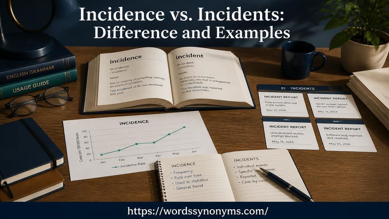 Incidence vs. Incidents