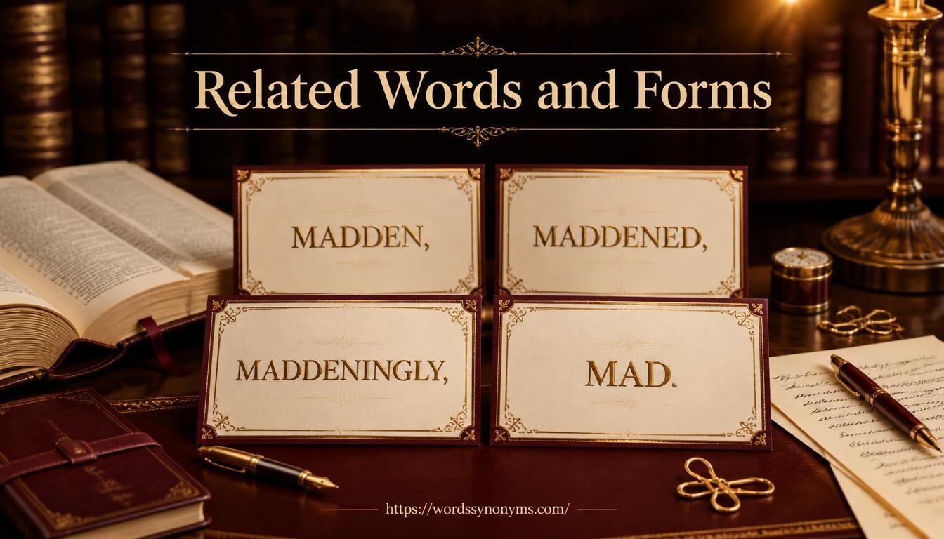 Related Words and Forms