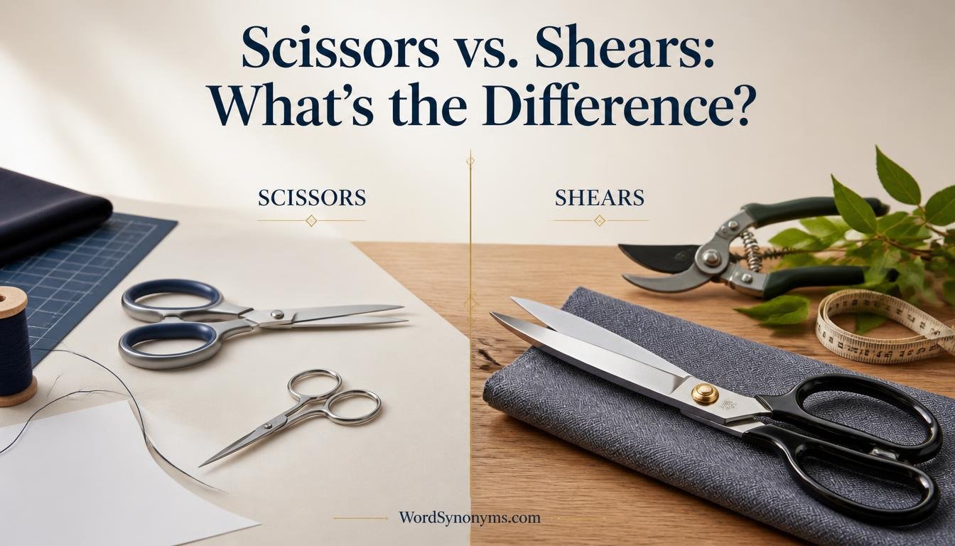 Scissors vs. Shears: What's the Difference?