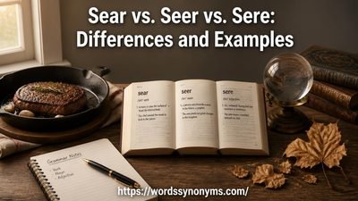 Sear vs. Seer vs. Sere