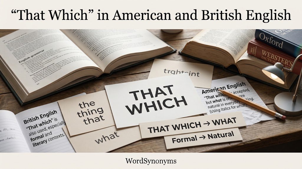 “That Which” in American English