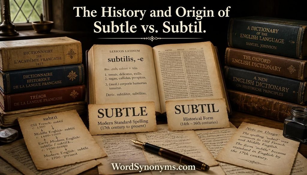 The History and Origin of Subtle vs. Subtil