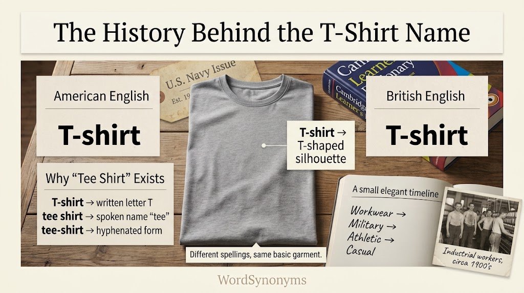 The History Behind the T-Shirt Name