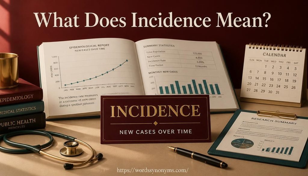 What Does Incidence Mean?