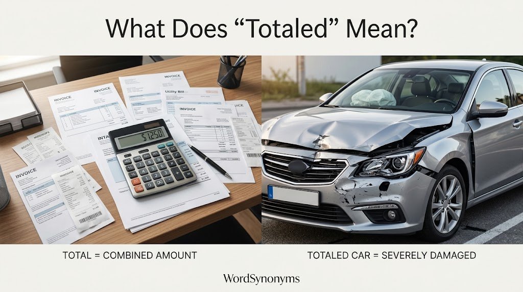 What Does “Totaled” Mean?