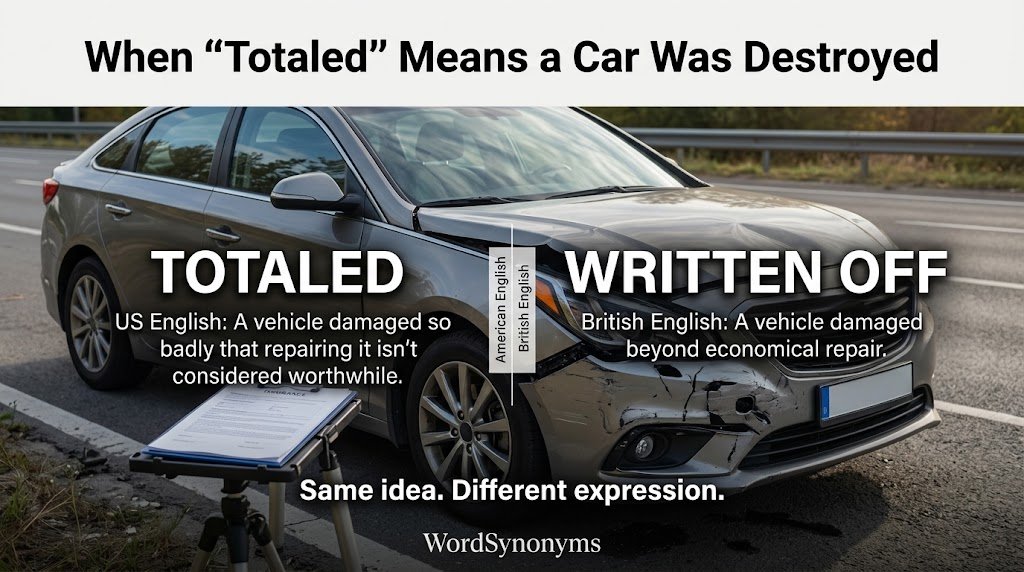 When “Totaled” Means a Car Was Destroyed