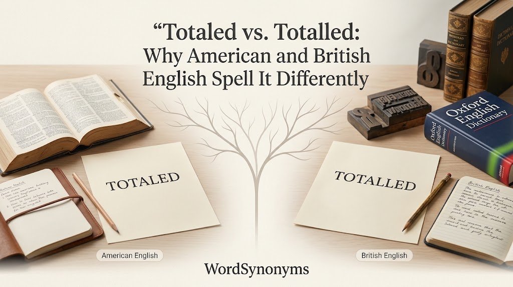 Why Does American English Use “Totaled” While British English Uses “Totalled”?